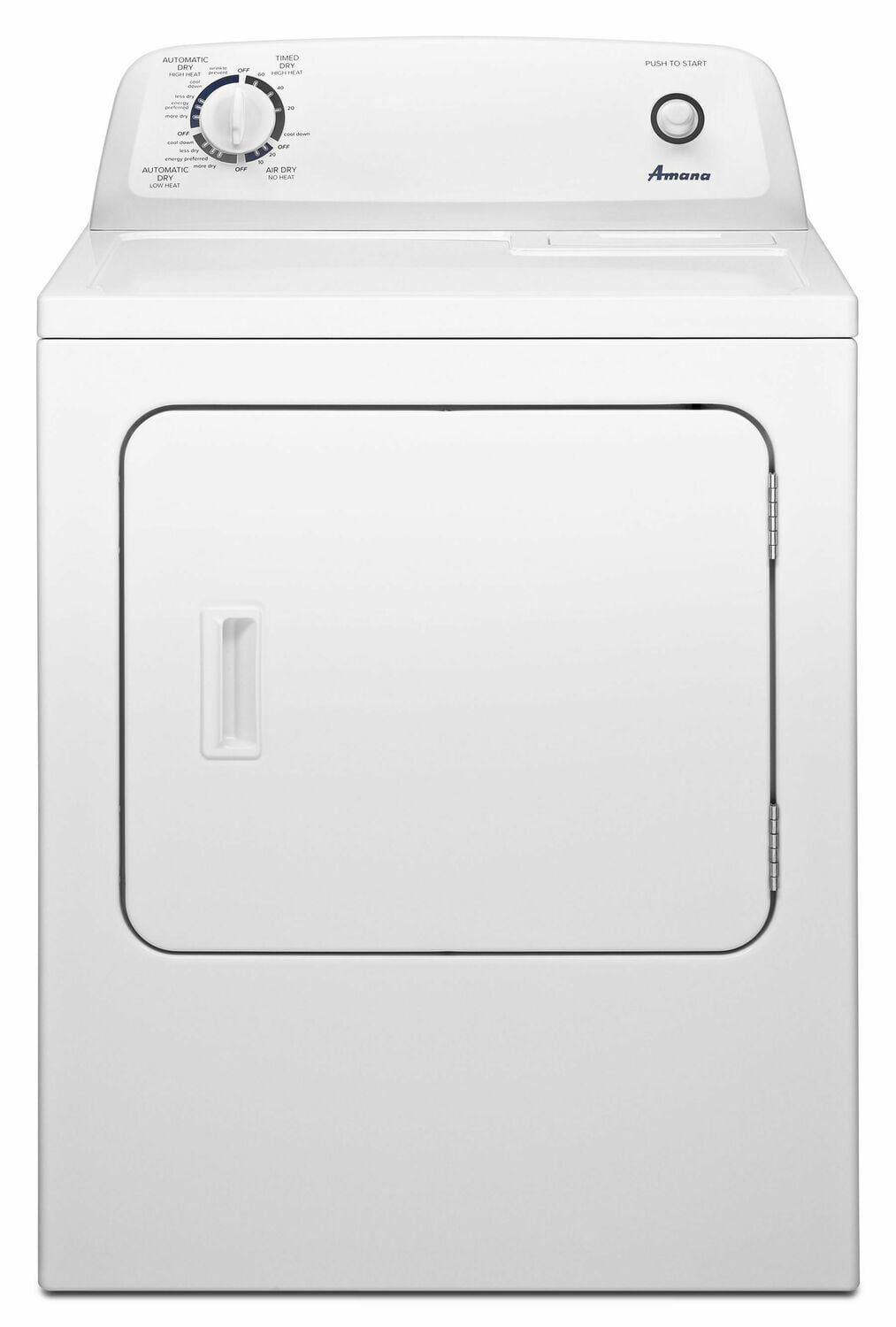 Amana NGD4655EW 6,5 Kubikfuß Gas-Trockner mit Knitterschutz-Option – Weiß