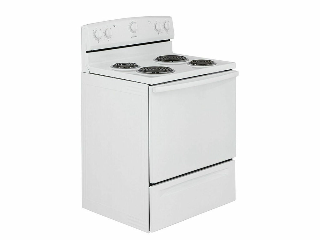 Amana ACR2303MFW 30-Zoll-Elektroherd mit Warmhaltefunktion, Weiß