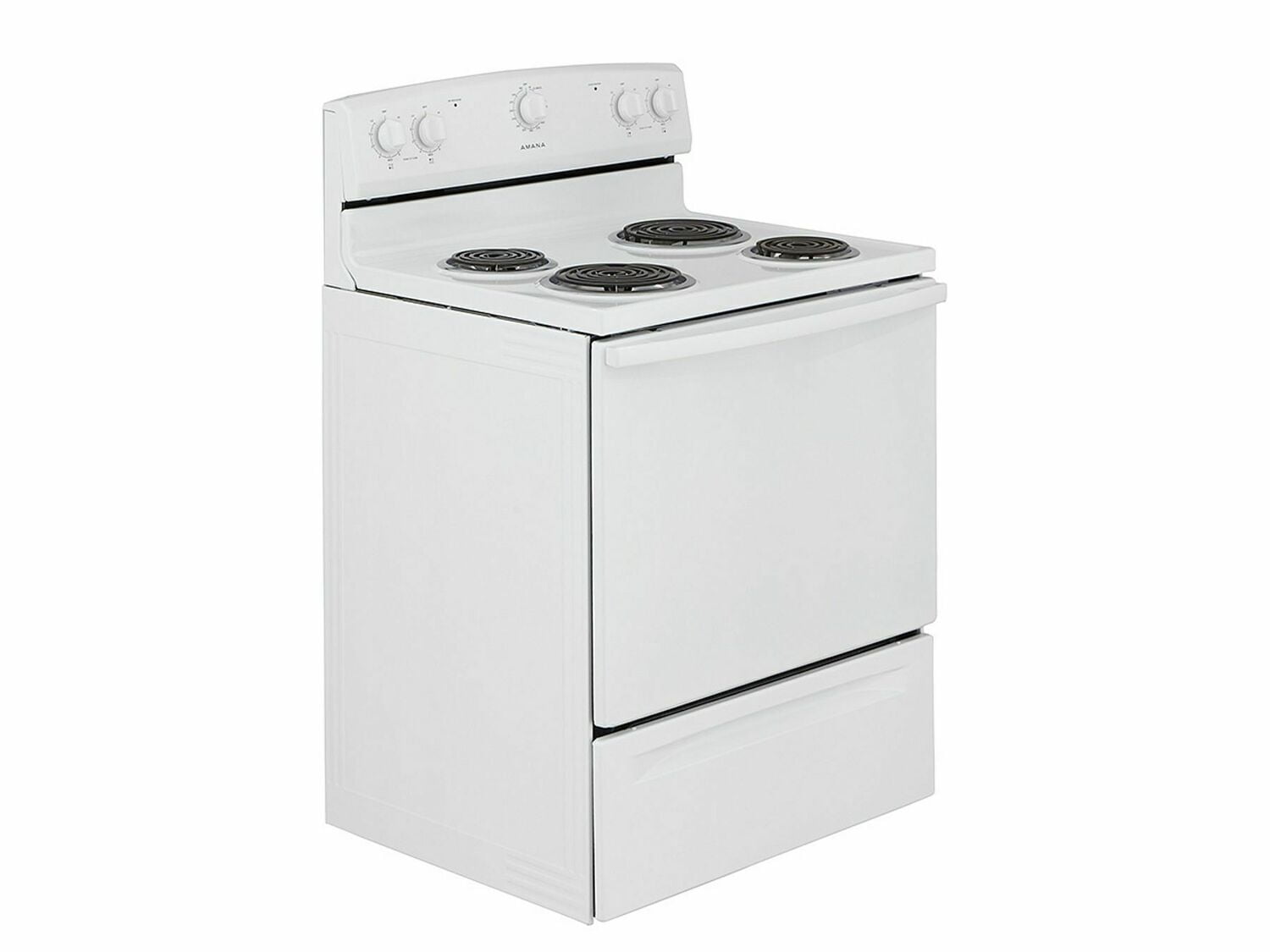 Amana ACR2303MFW 30-Zoll-Elektroherd mit Warmhaltefunktion, Weiß