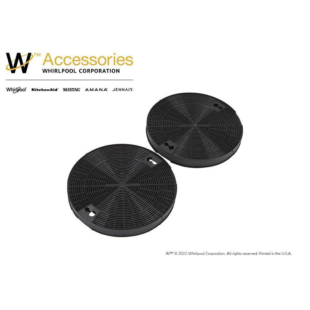 Amana W10272068 Ersatz-Aktivkohlefilter für Dunstabzugshaube, 2er-Pack