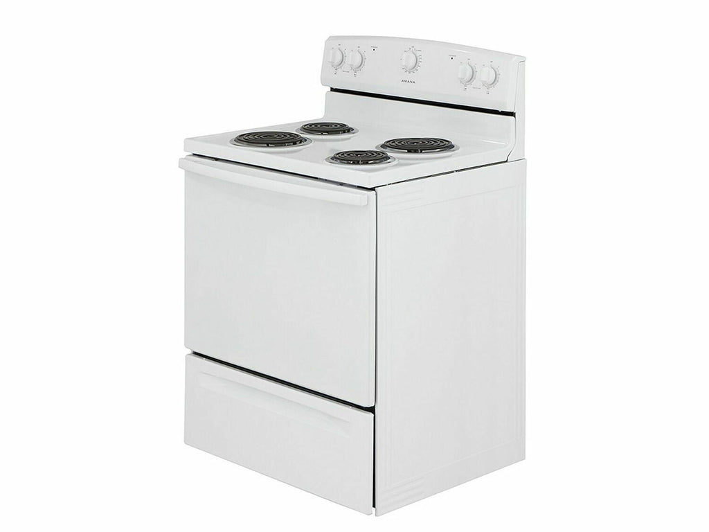 Amana ACR2303MFW 30-Zoll-Elektroherd mit Warmhaltefunktion, Weiß