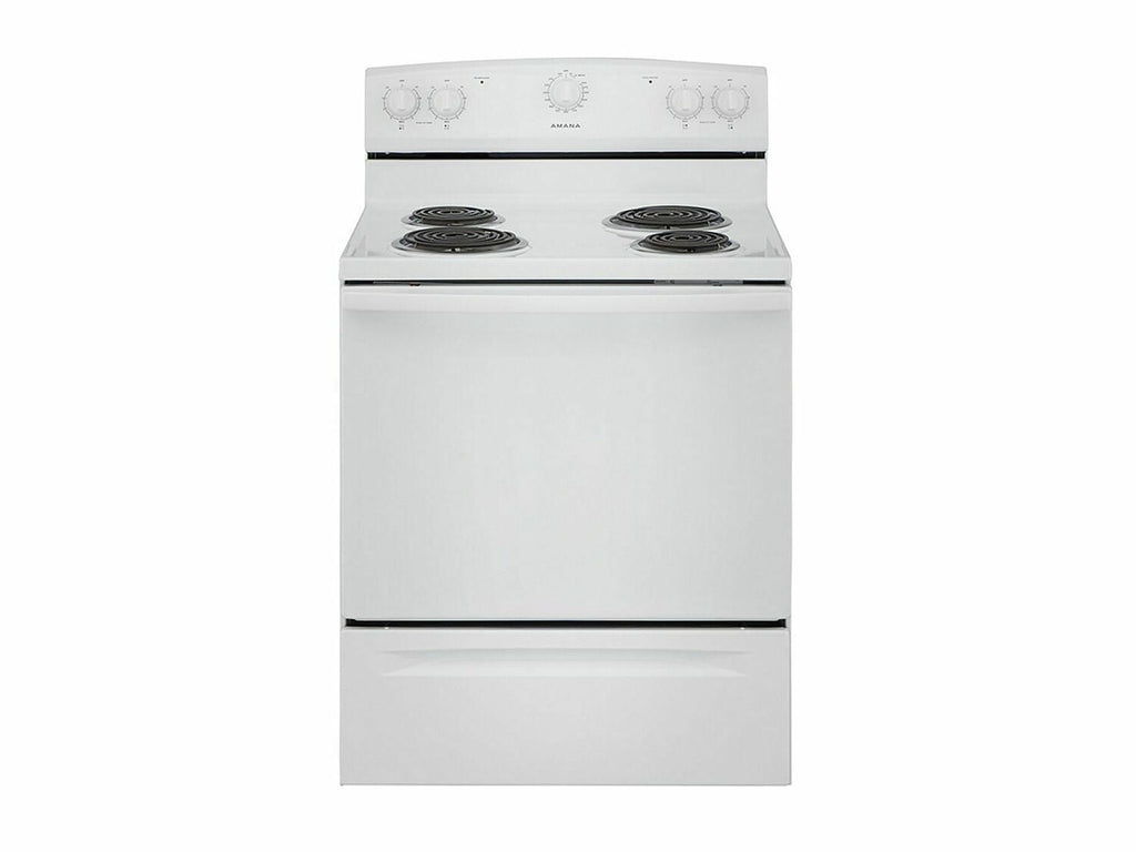 Amana ACR2303MFW 30-Zoll-Elektroherd mit Warmhaltefunktion, Weiß
