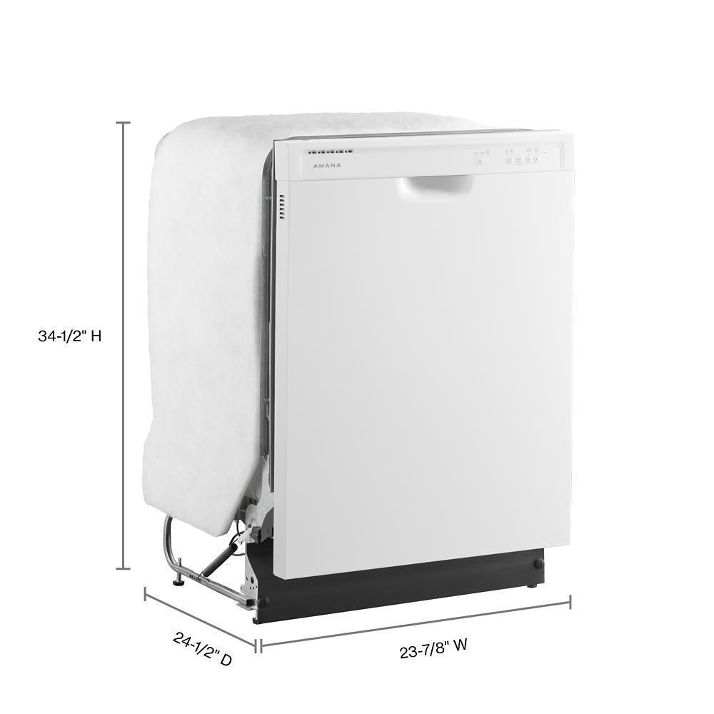 Amana ADB1400AMW Geschirrspüler mit Dreifach-Filter-Waschsystem