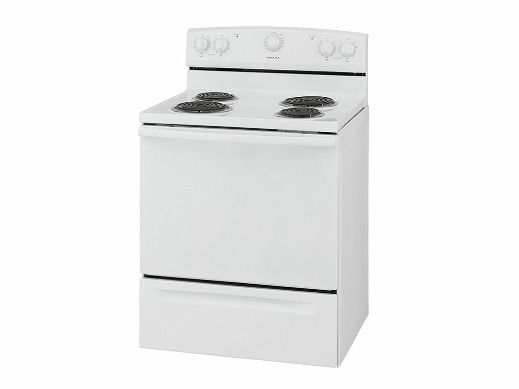 Amana ACR2303MFW 30-Zoll-Elektroherd mit Warmhaltefunktion, Weiß