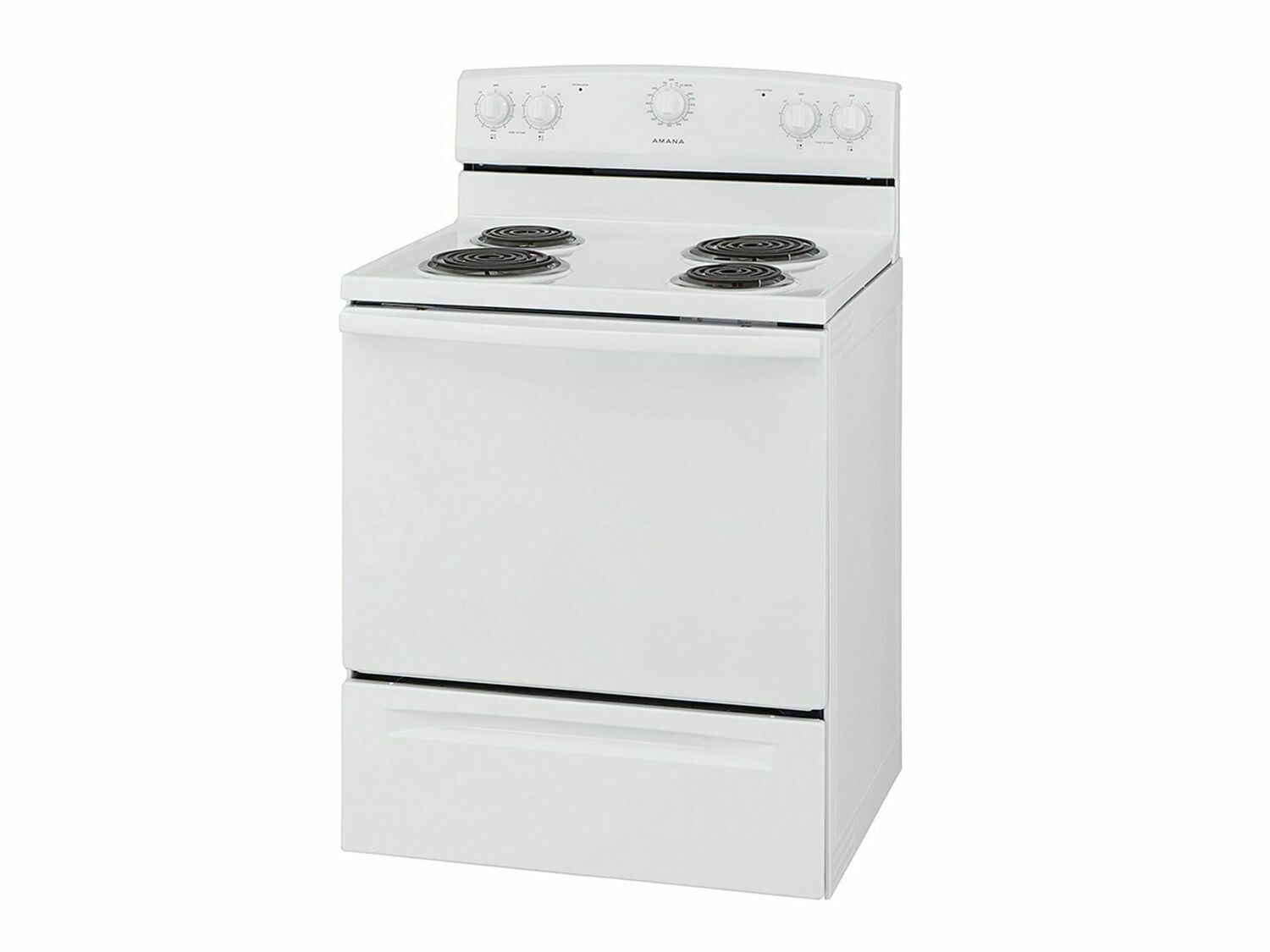 Amana ACR2303MFW 30-Zoll-Elektroherd mit Warmhaltefunktion, Weiß