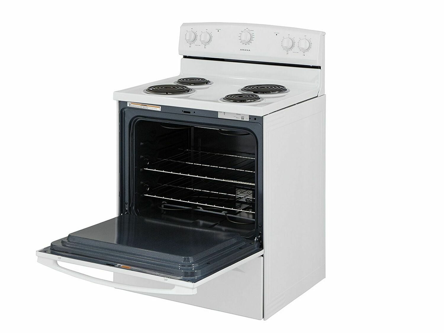 Amana ACR2303MFW 30-Zoll-Elektroherd mit Warmhaltefunktion, Weiß