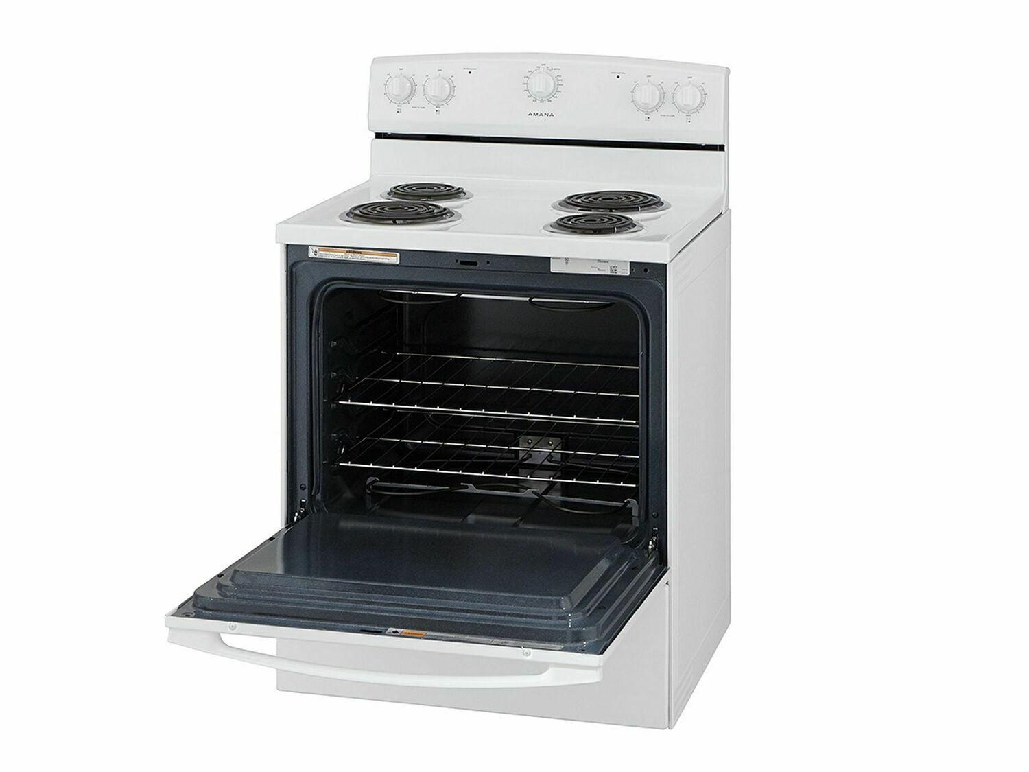 Amana ACR2303MFW 30-Zoll-Elektroherd mit Warmhaltefunktion, Weiß