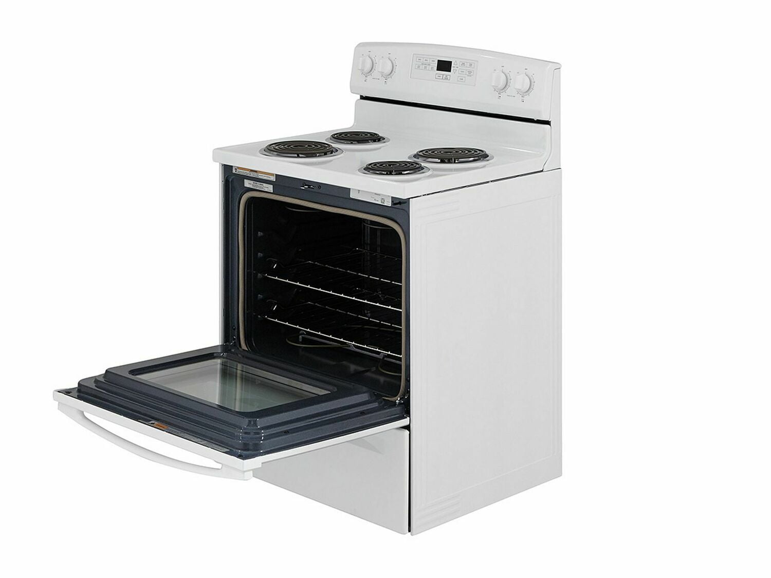 Amana ACR4503SFW 30-Zoll-Elektroherd mit Selbstreinigungsoption – Weiß