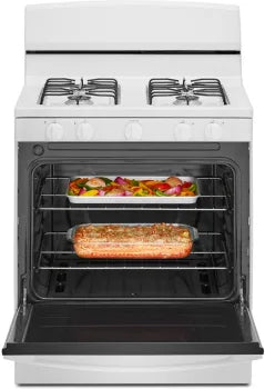Amana AGR4203MNW Amana® 30-Zoll-Gasherd mit leicht zu reinigender Glastür